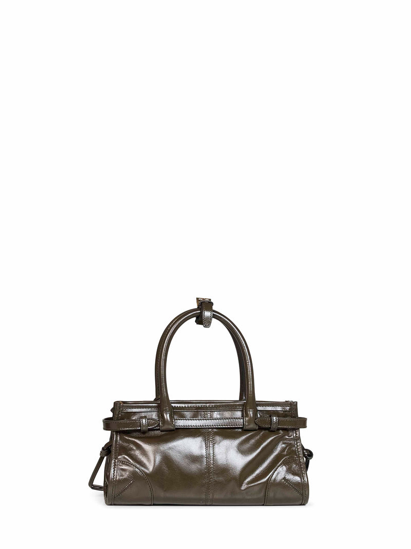 Prada Bonnie Mini Bag — Green Calf Leather