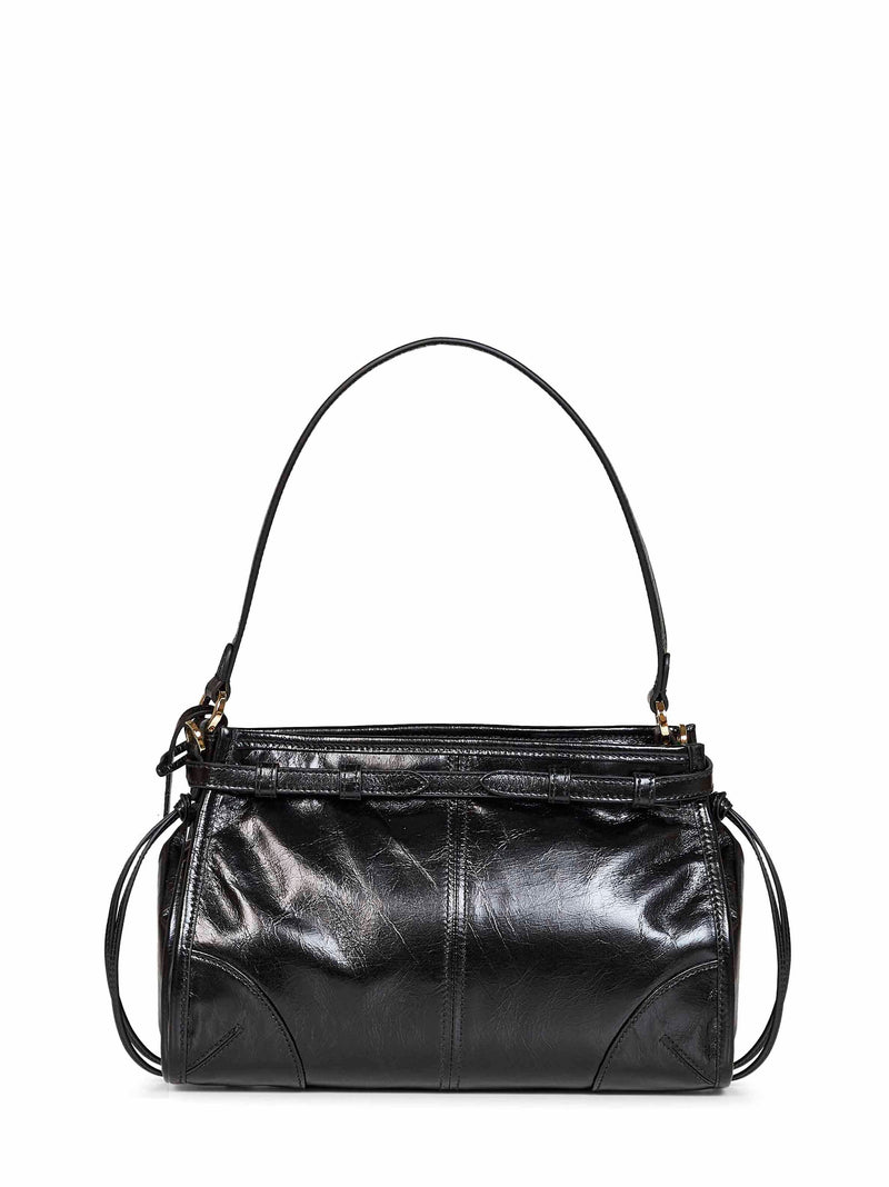 Prada Bonnie Hobo Bag — Black Calf Leather