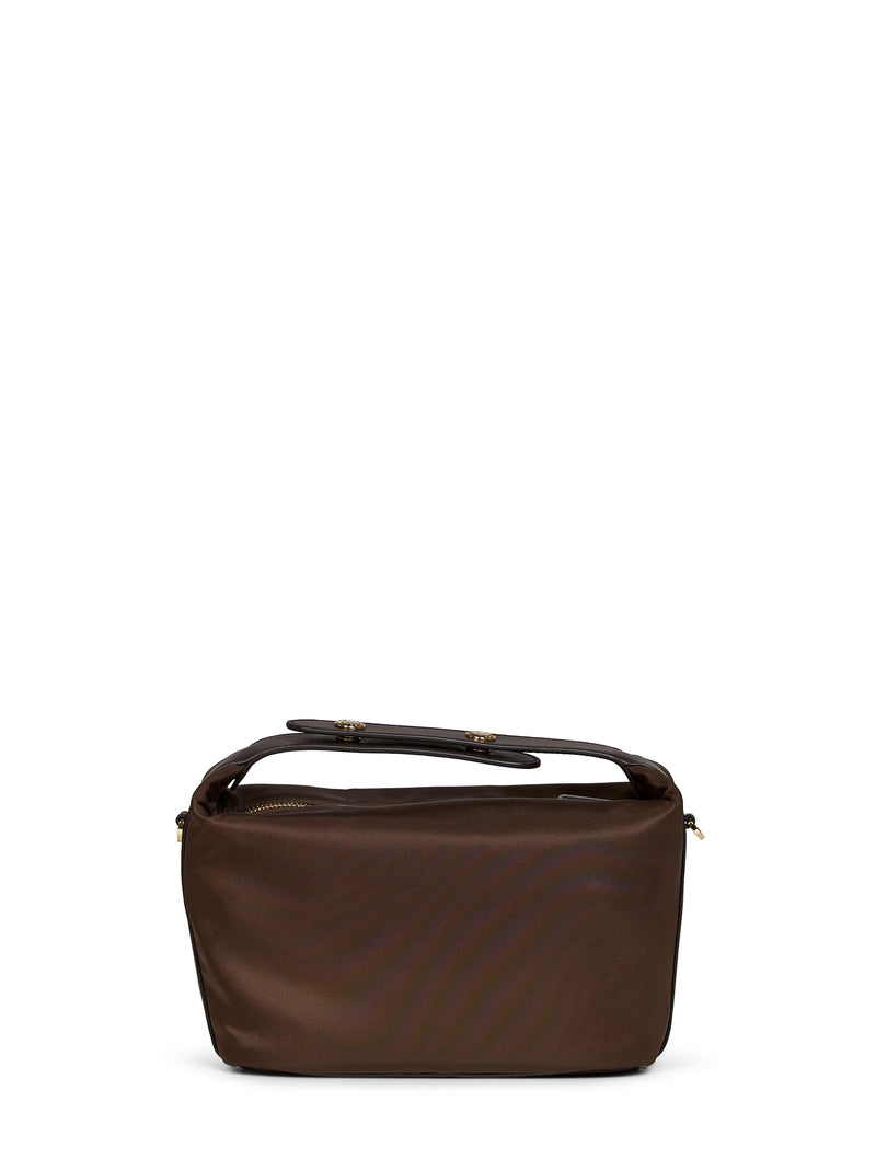 Prada Shoulder Bag — Brown Recycled Polyamide