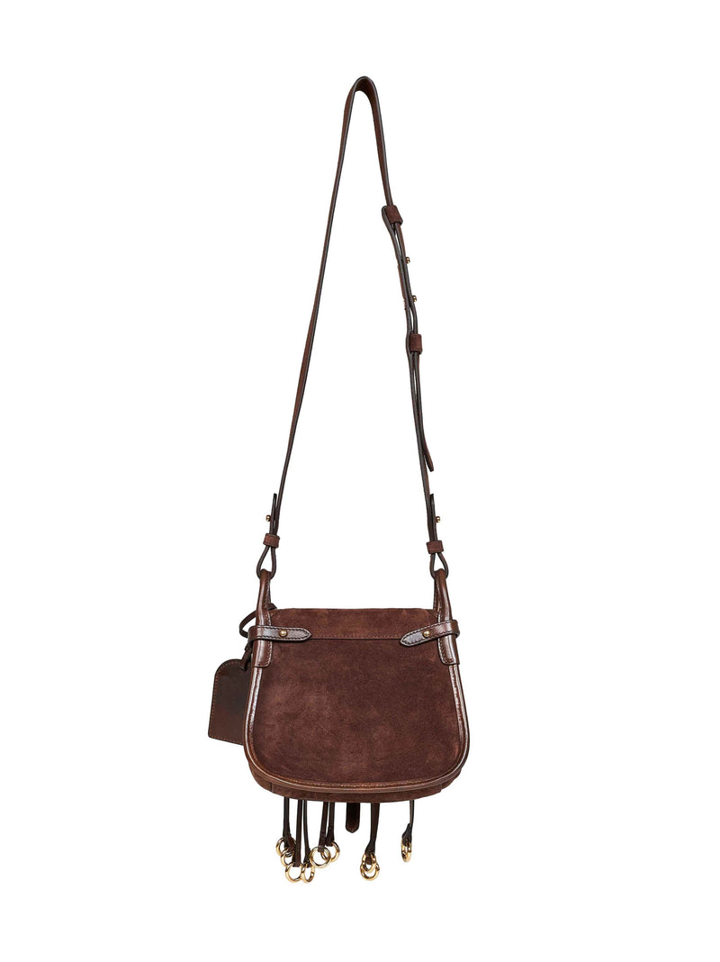 Prada Corsaire Shoulder Bag — Brown Calf Leather