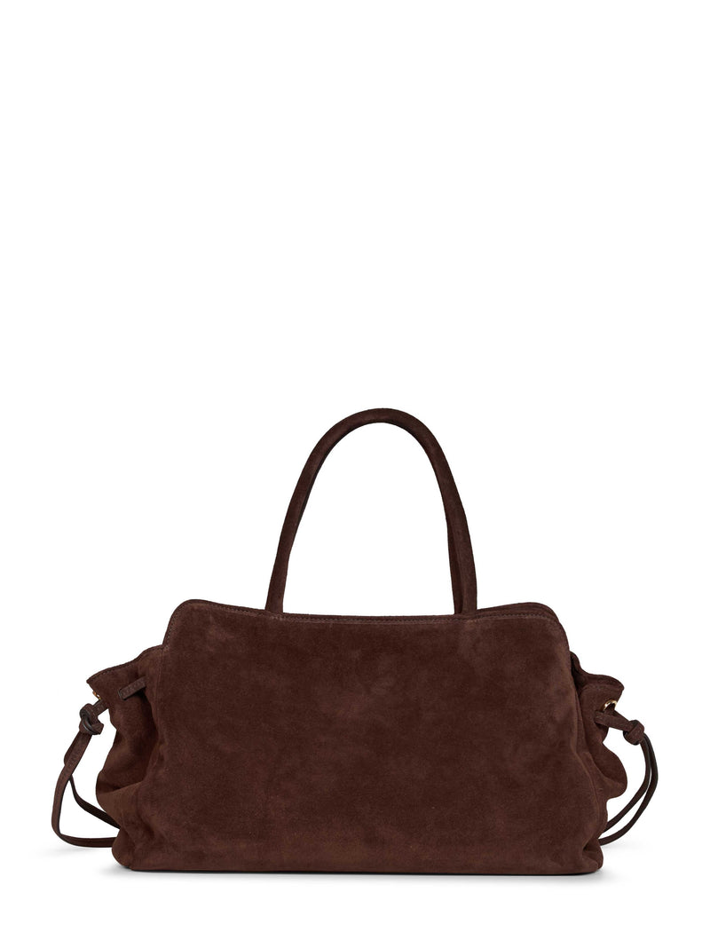 Prada Allusion Shoulder Bag — Brown Calf Leather