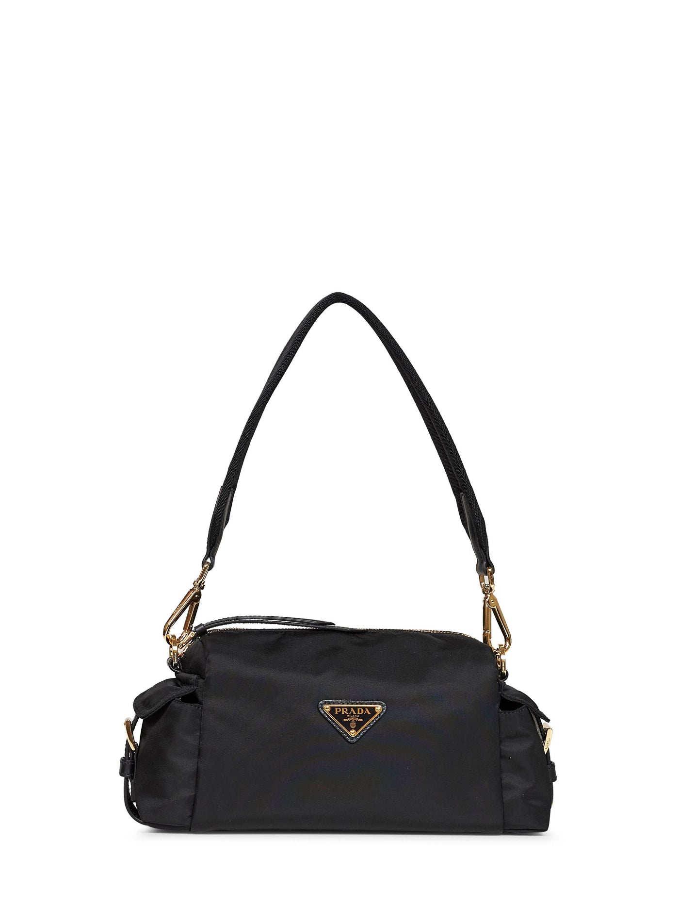 Prada Explore Shoulder Bag — Black Recycled Polyamide