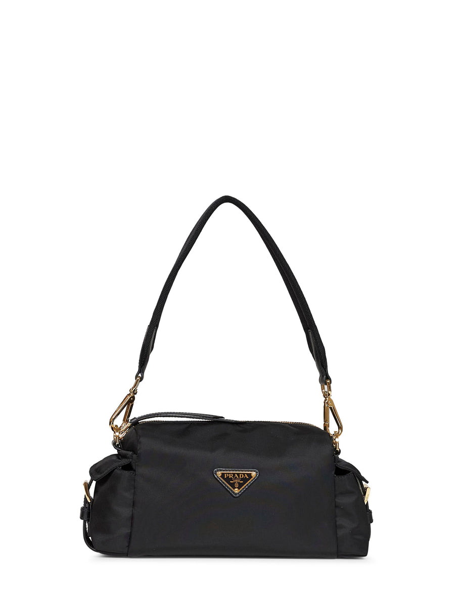 Prada Explore Shoulder Bag — Black Recycled Polyamide