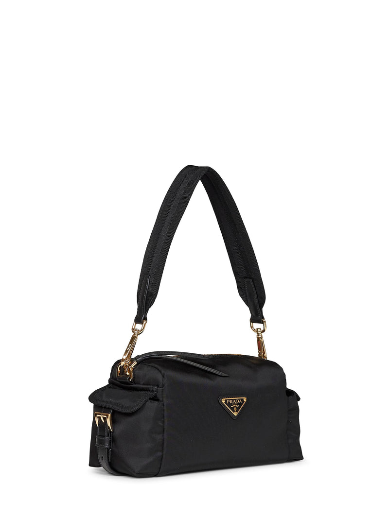 Prada Explore Shoulder Bag — Black Recycled Polyamide