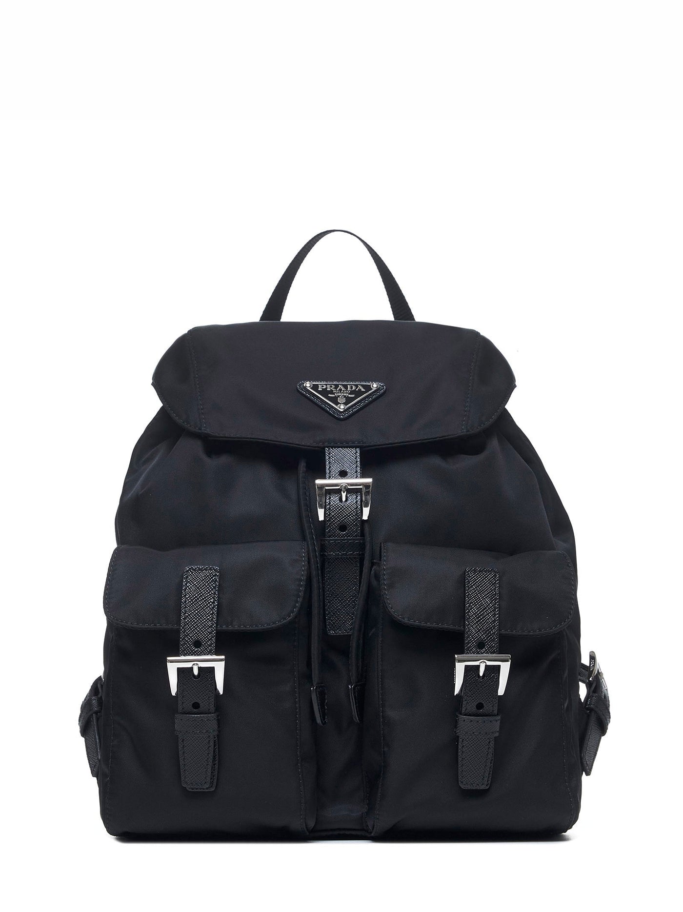 Prada Re-Nylon Backpack — Black Recycled Polyamide