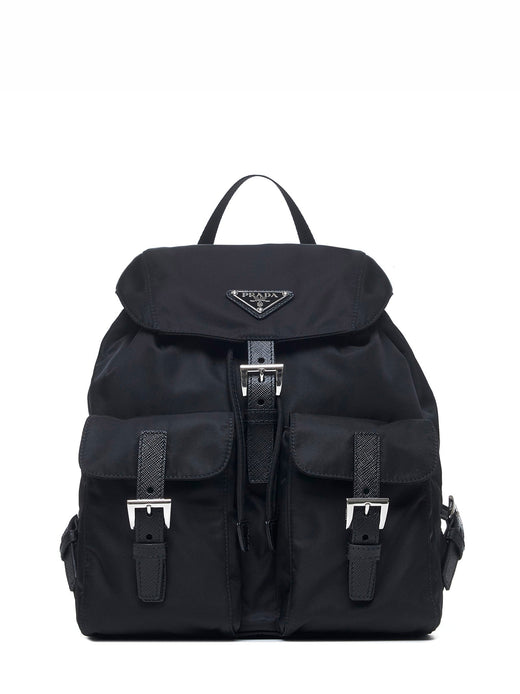 Prada Re-Nylon Backpack — Black Recycled Polyamide