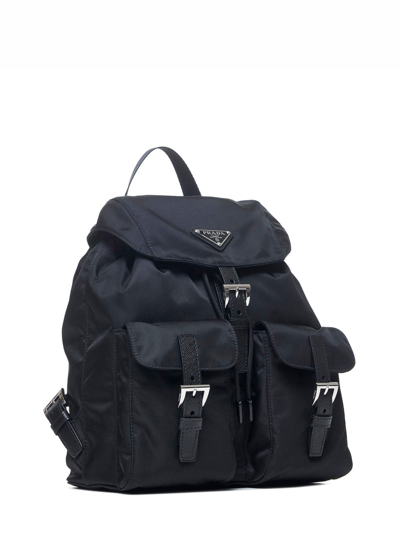 Prada Re-Nylon Backpack — Black Recycled Polyamide
