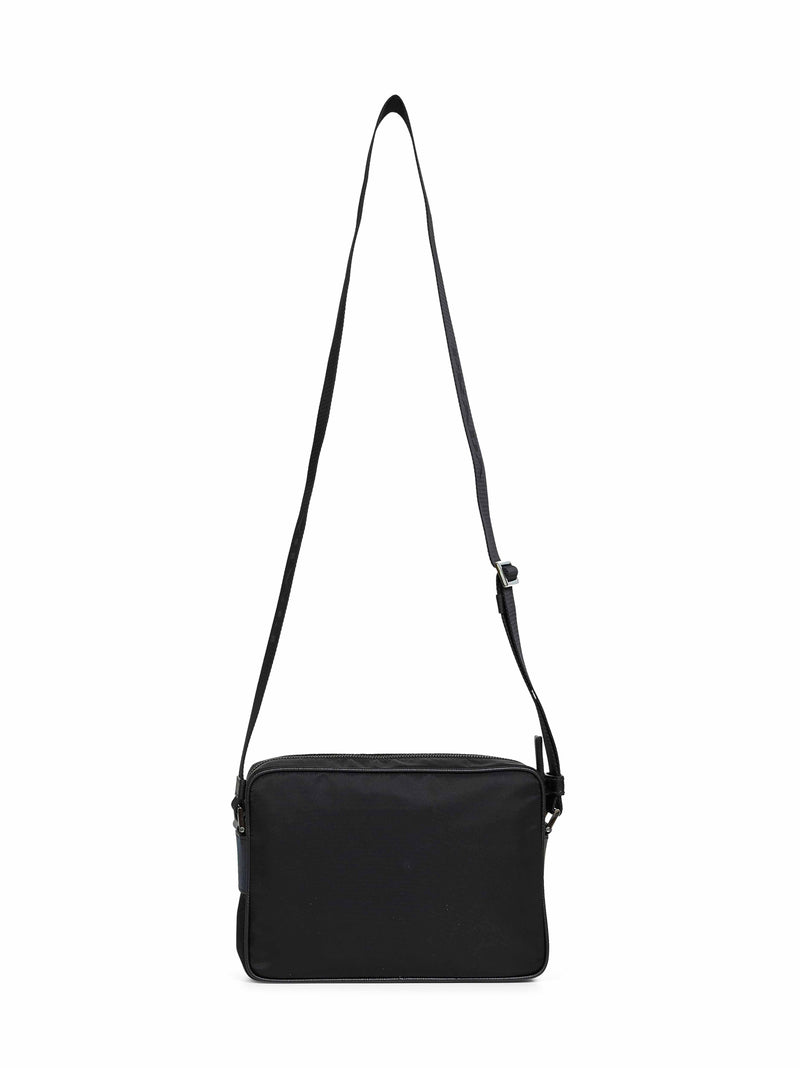 Prada Re-Nylon Crossbody Bag — Black Recycled Polyamide