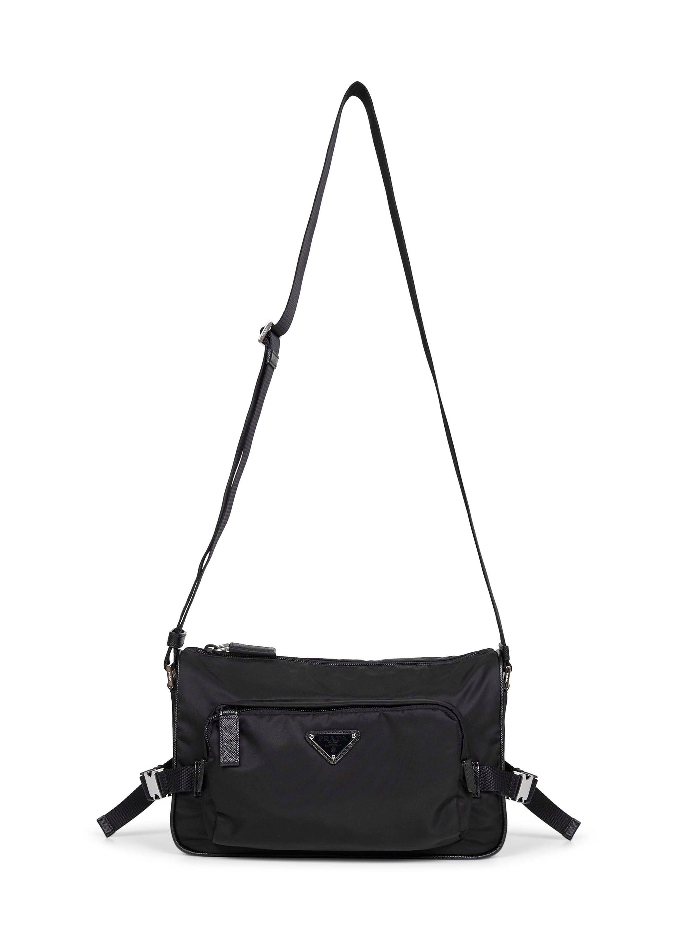 Prada Crossbody Bag — Black Recycled Polyamide