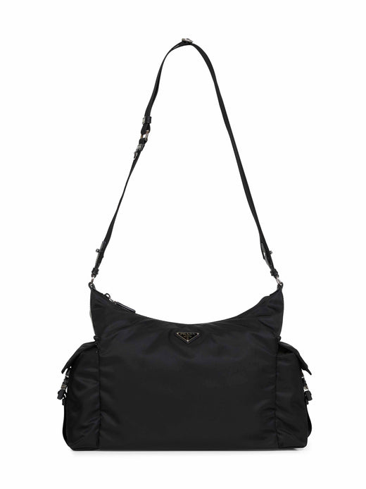 Prada Explore Shoulder Bag — Black Recycled Polyamide