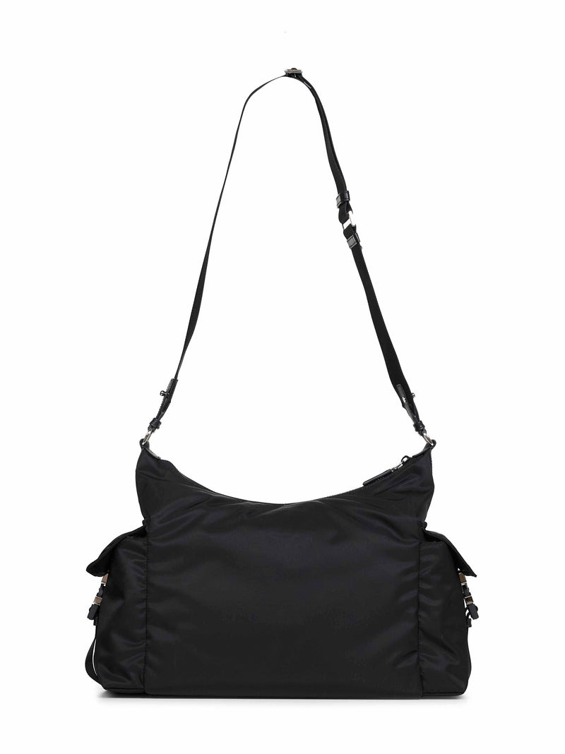 Prada Explore Shoulder Bag — Black Recycled Polyamide