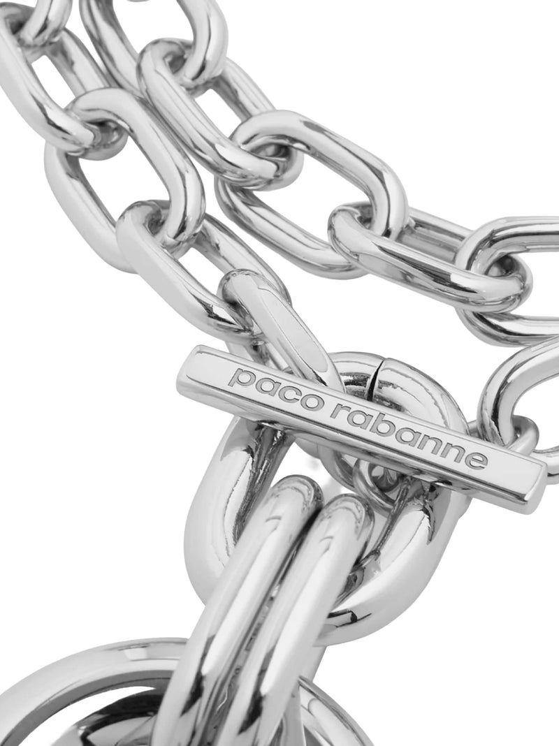 Rabanne Double Xl Link Necklace — Silver Aluminium Necklaces