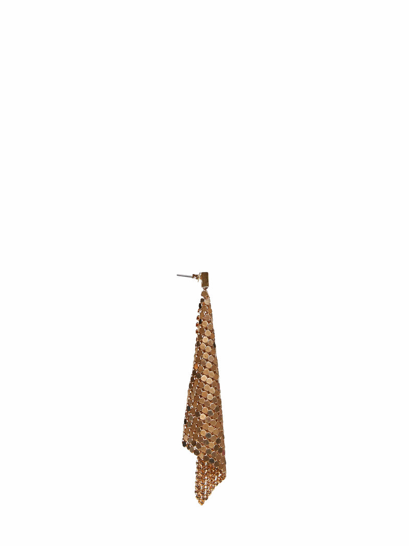 Rabanne Chainmail Earrings — Gold Brass