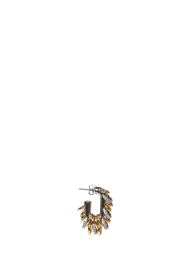 Rabanne Earrings — Silver Brass