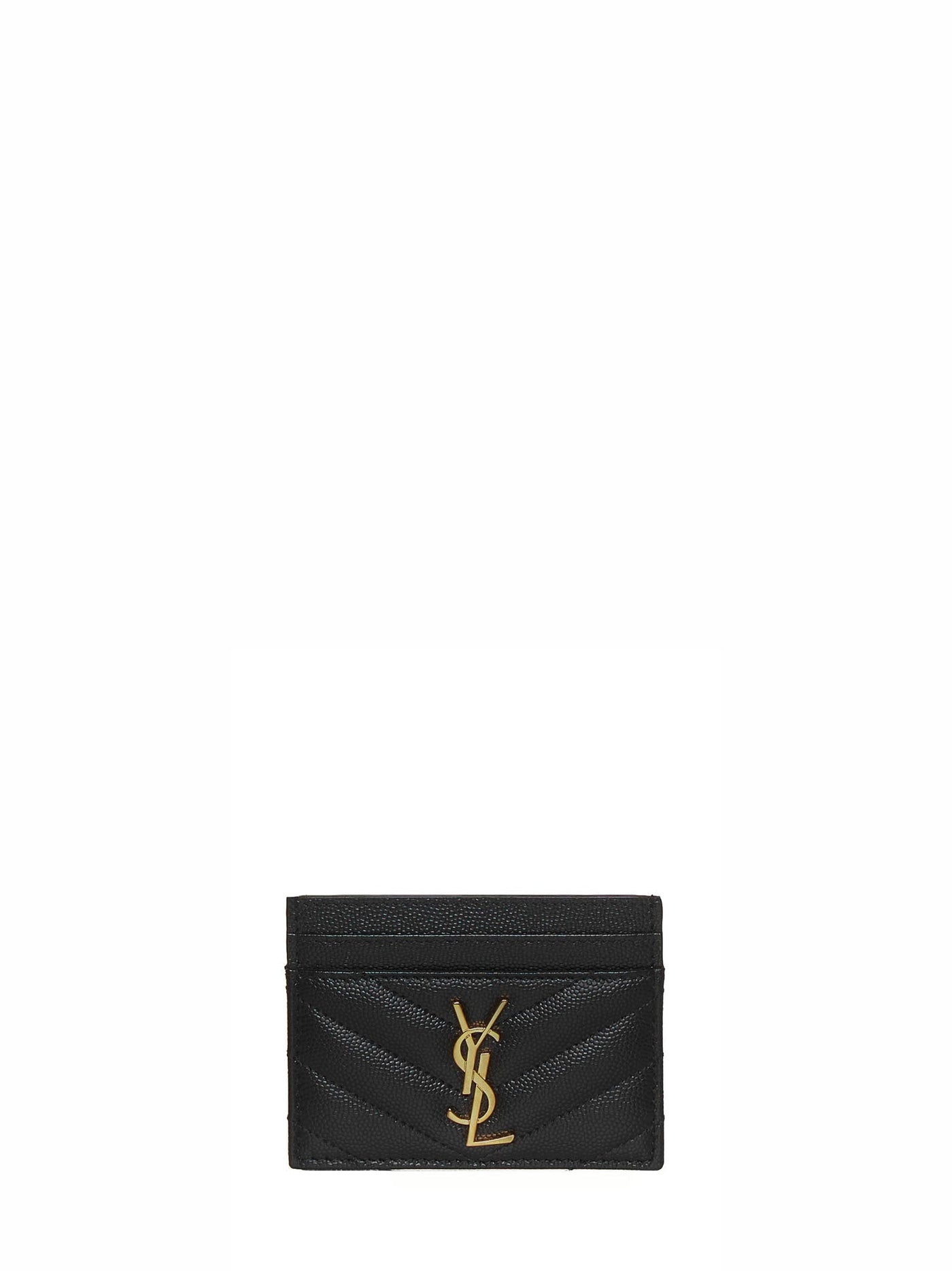 Saint Laurent Card Case — Black Calfskin Cases
