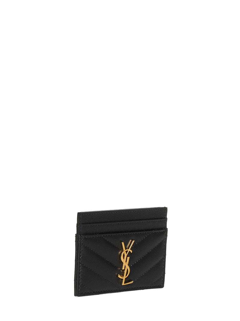 Saint Laurent Card Case — Black Calfskin Cases
