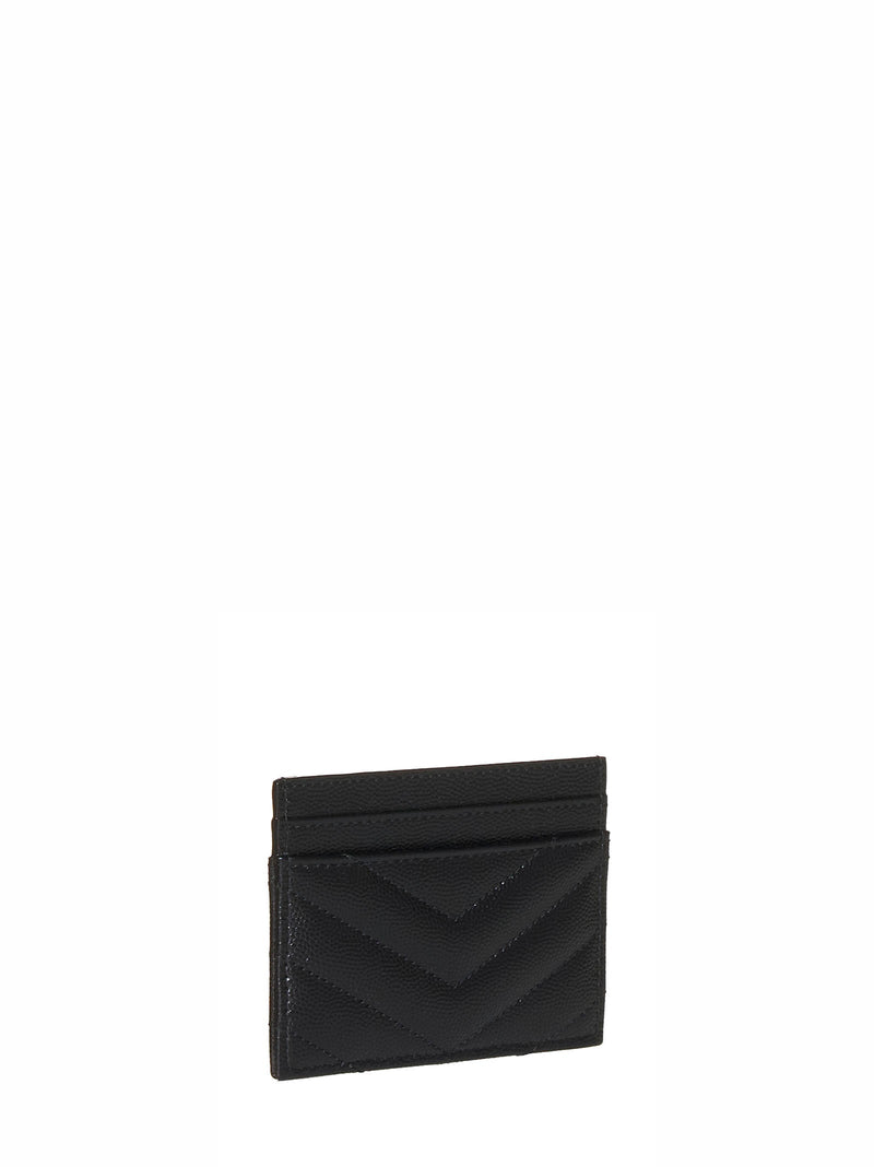 Saint Laurent Card Case — Black Calfskin Cases