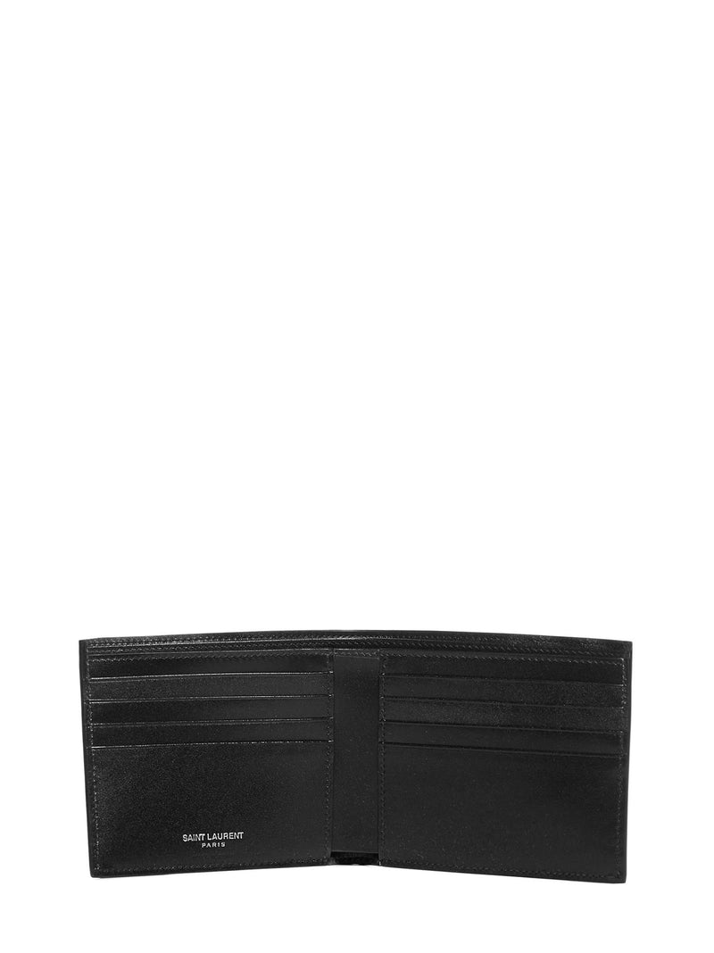 Saint Laurent Monogram Calfskin Wallet — Black & Cardholders