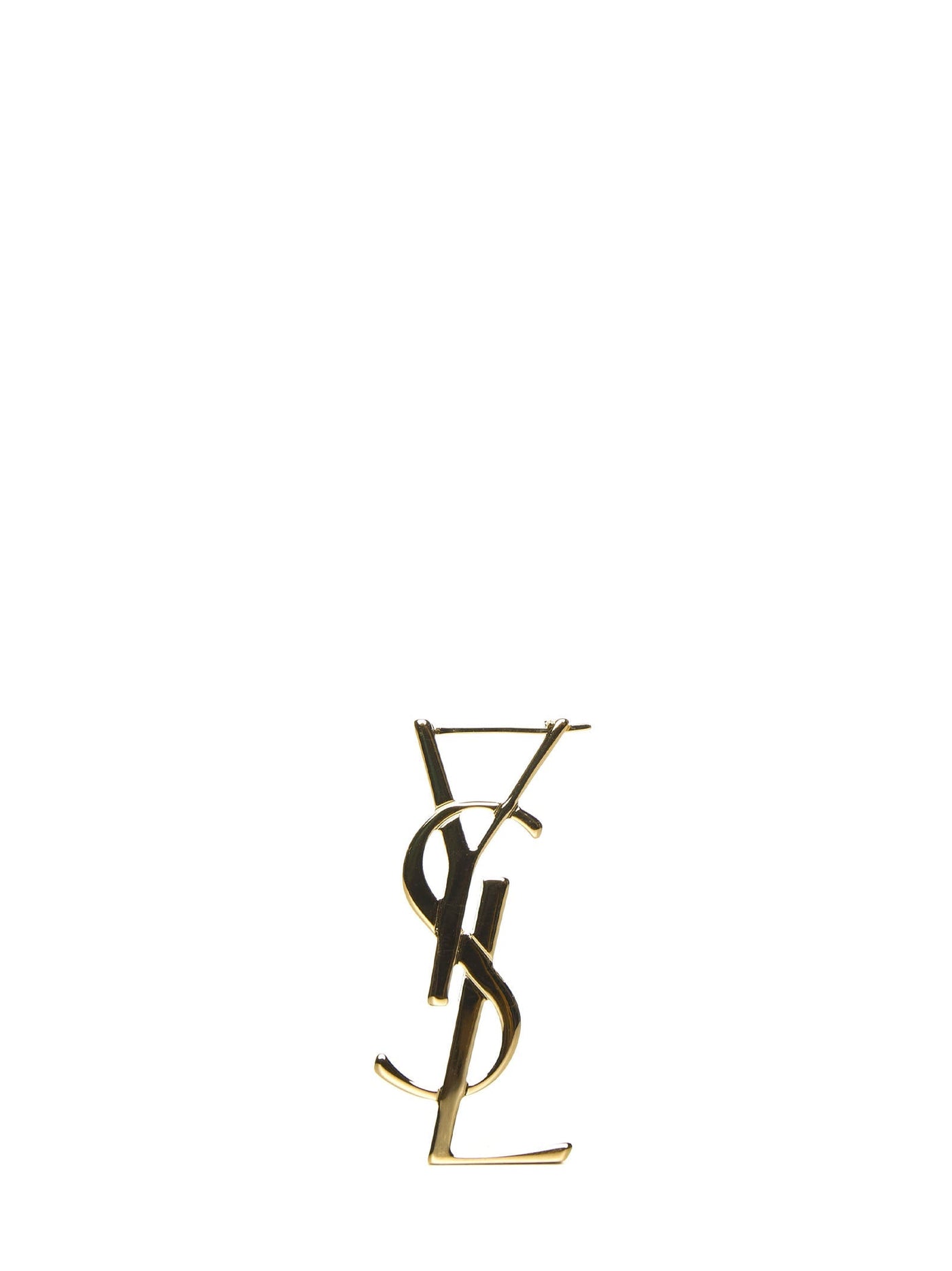 Saint Laurent Cassandre Earring — Gold Brass Earrings