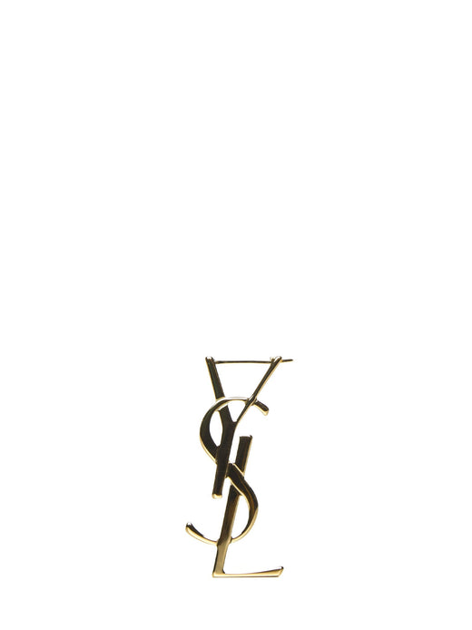 Saint Laurent Cassandre Earring — Gold Brass Earrings