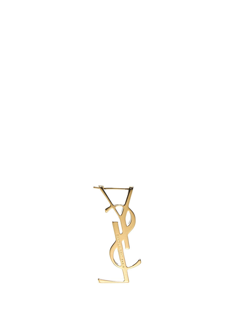 Saint Laurent Cassandre Earring — Gold Brass Earrings