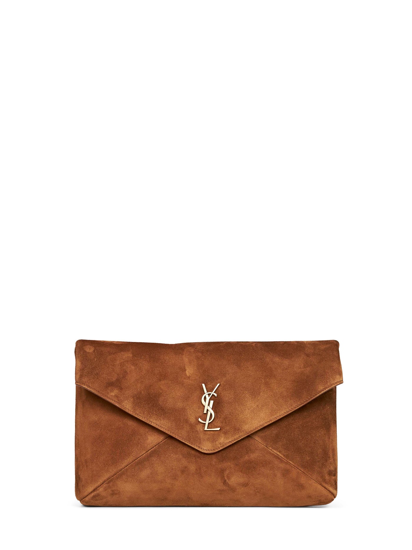 Saint Laurent Clutch — Camel Calfskin