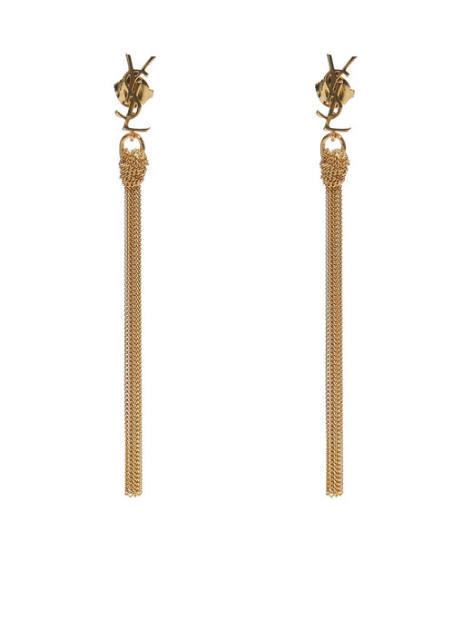 Saint Laurent Cassandre Earrings — Gold Brass