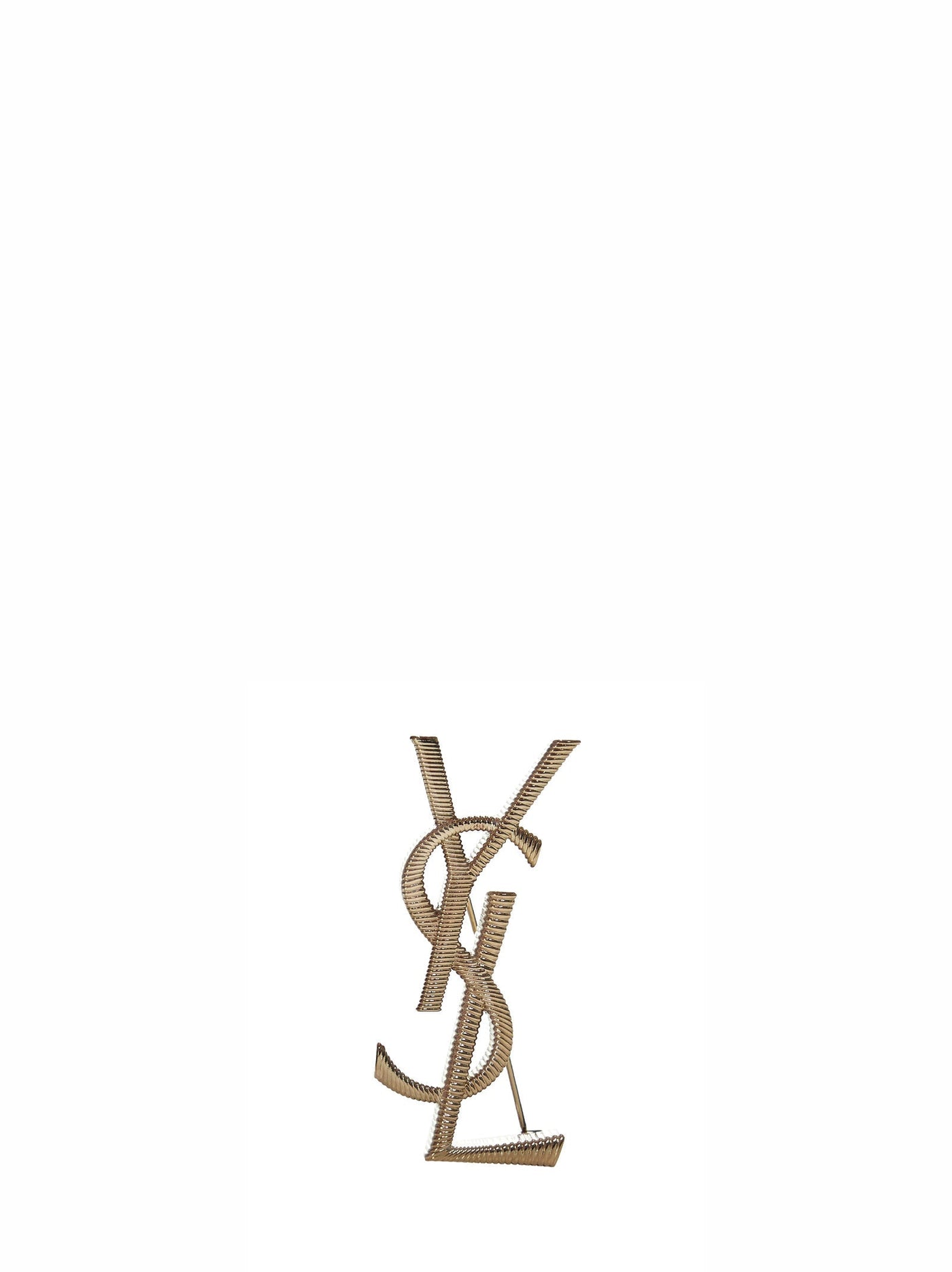 Saint Laurent Brooch — Gold Brass Bracelets