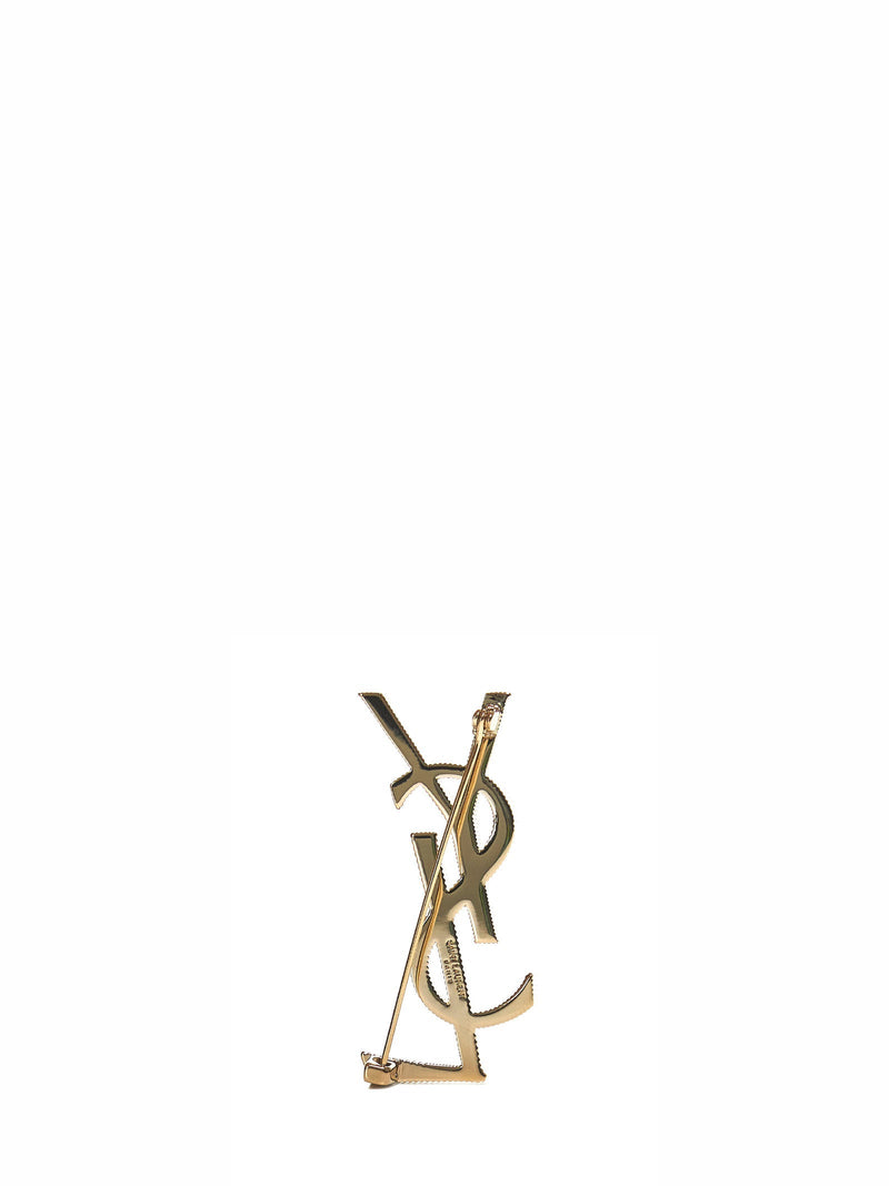 Saint Laurent Brooch — Gold Brass Bracelets