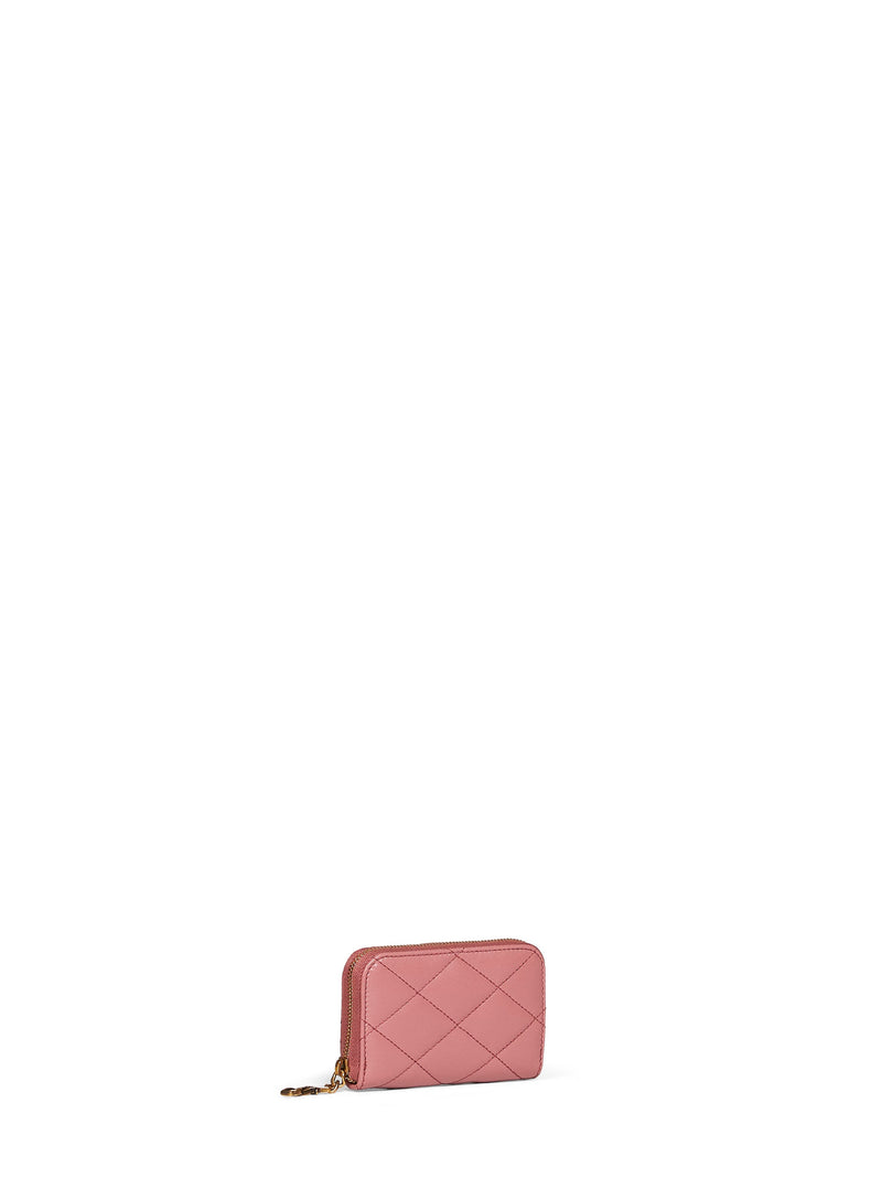 Saint Laurent Quilted Lambskin Wallet — Pink & Purses