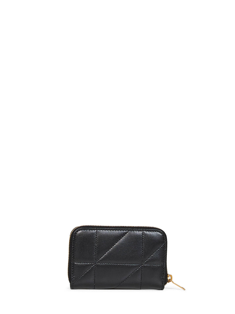 Saint Laurent Jamie Wallet — Black Lambskin & Purses