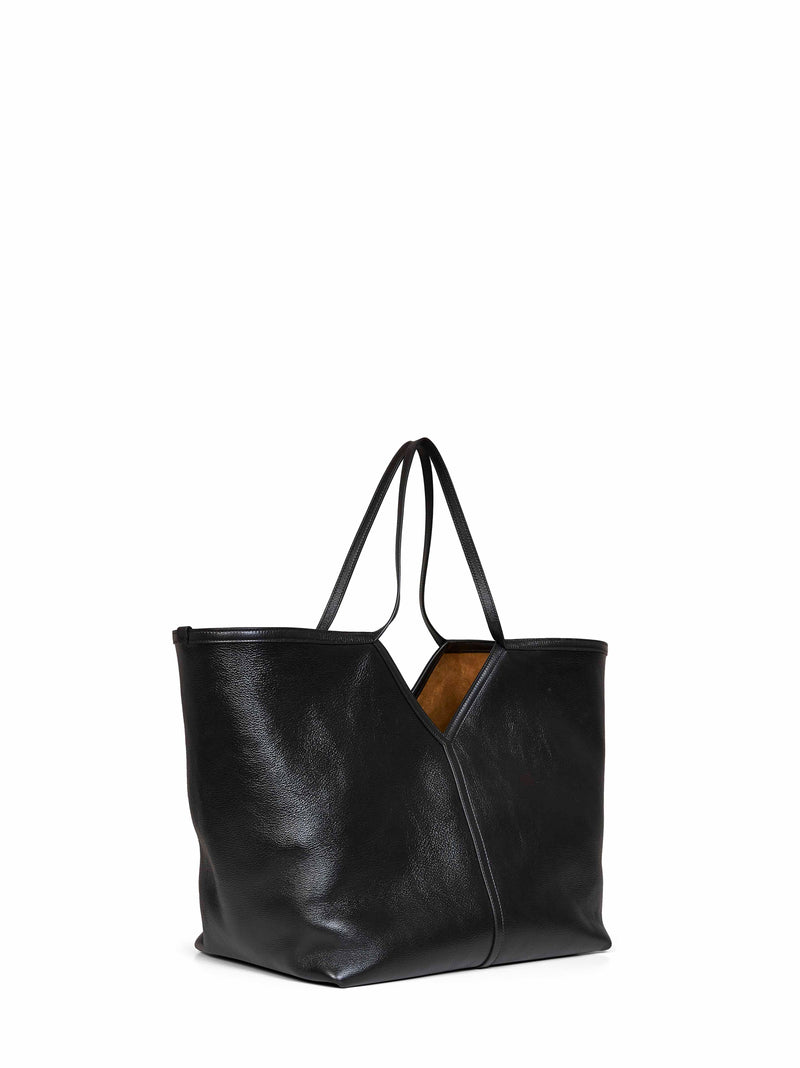 Saint Laurent Shoulder Bag — Black Calf Leather