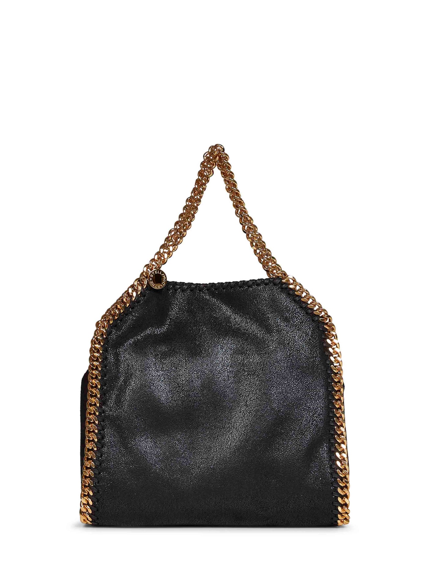 Stella Mccartney Falabella Mini Tote Bag — Black Polyester