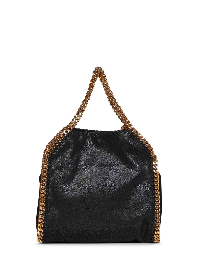 Stella Mccartney Falabella Mini Tote Bag — Black Polyester