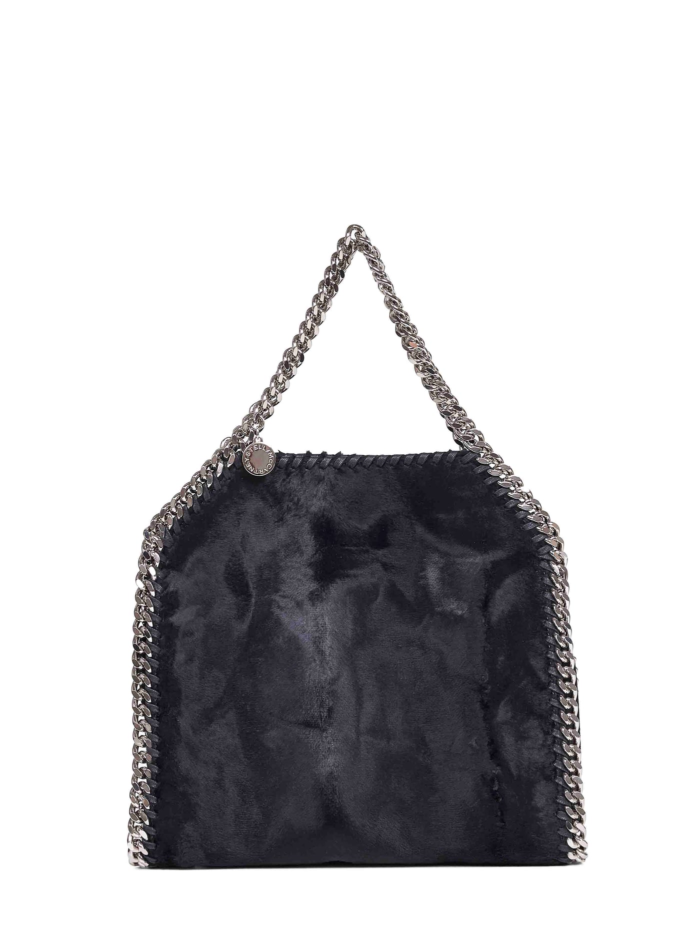 Stella Mccartney Falabella Mini Bag — Black Polyester