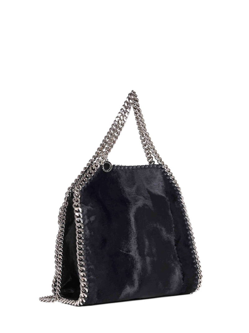 Stella Mccartney Falabella Mini Bag — Black Polyester