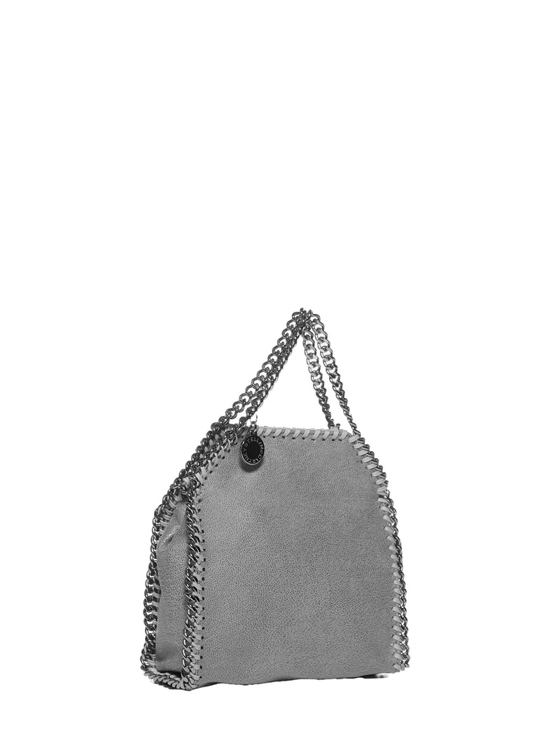 Stella Mccartney Falabella Mini Tote Bag — Gray Polyester