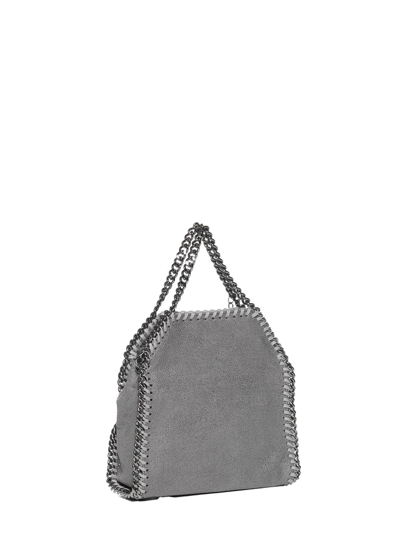 Stella Mccartney Falabella Mini Tote Bag — Gray Polyester