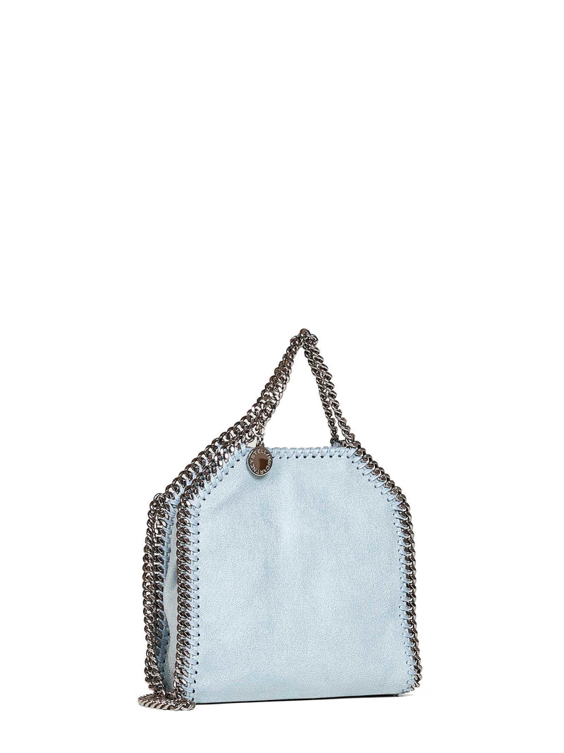 Stella Mccartney Falabella Tiny Tote Bag — Blue Polyester