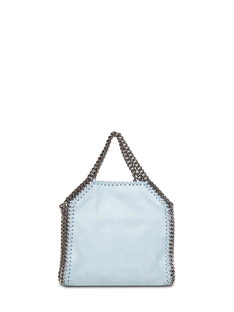Stella Mccartney Falabella Tiny Tote Bag — Blue Polyester