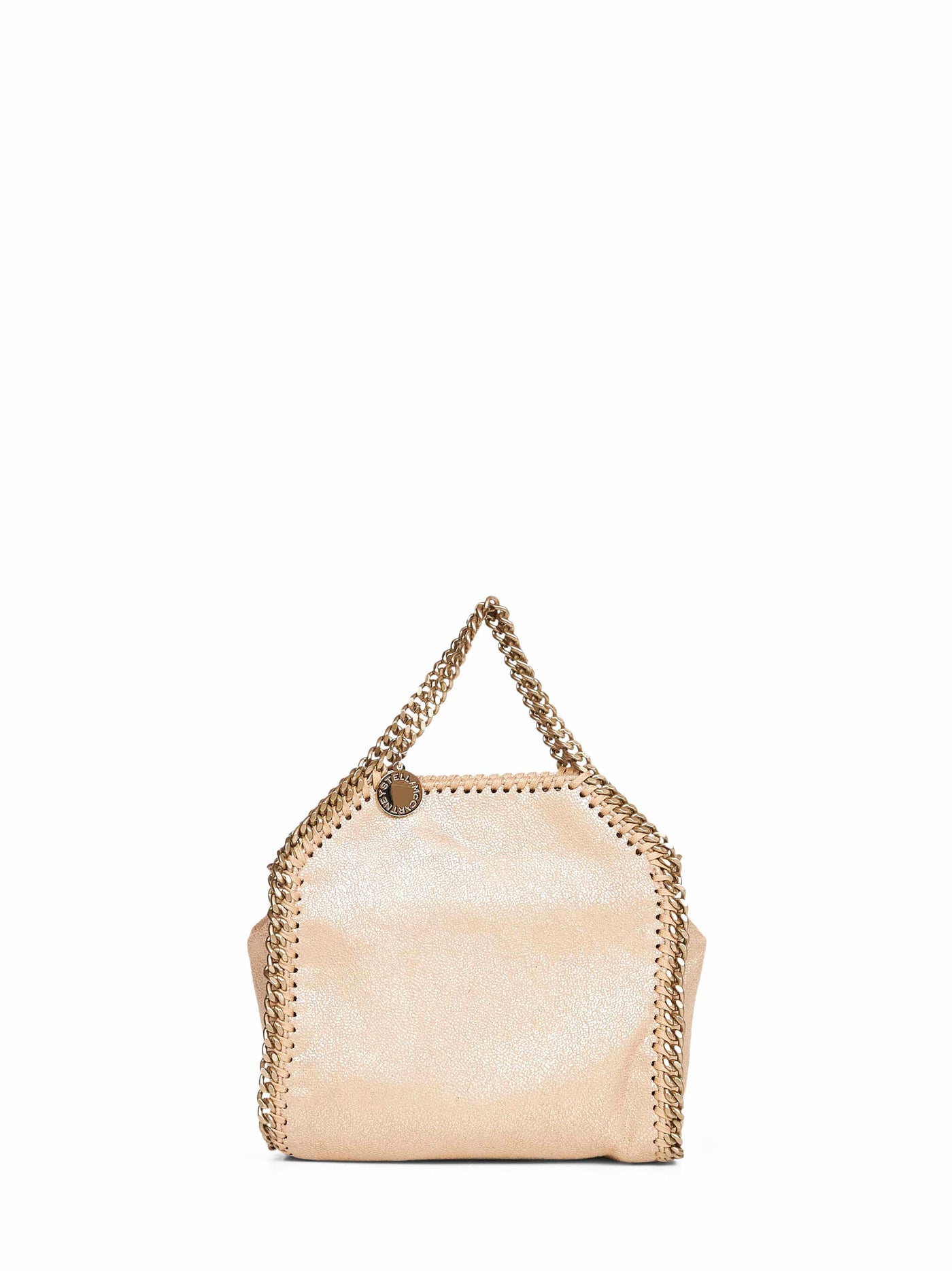 Stella Mccartney Falabella Tiny Mini Bag — Gold Polyester