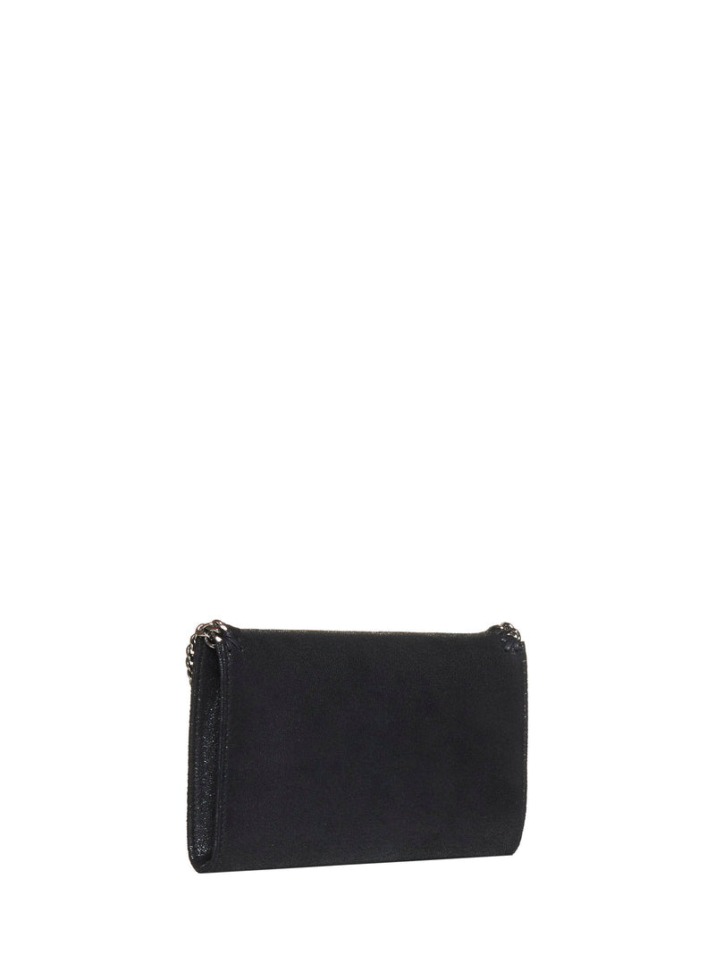 Stella Mccartney Crossbody Wallet — Black Polyester