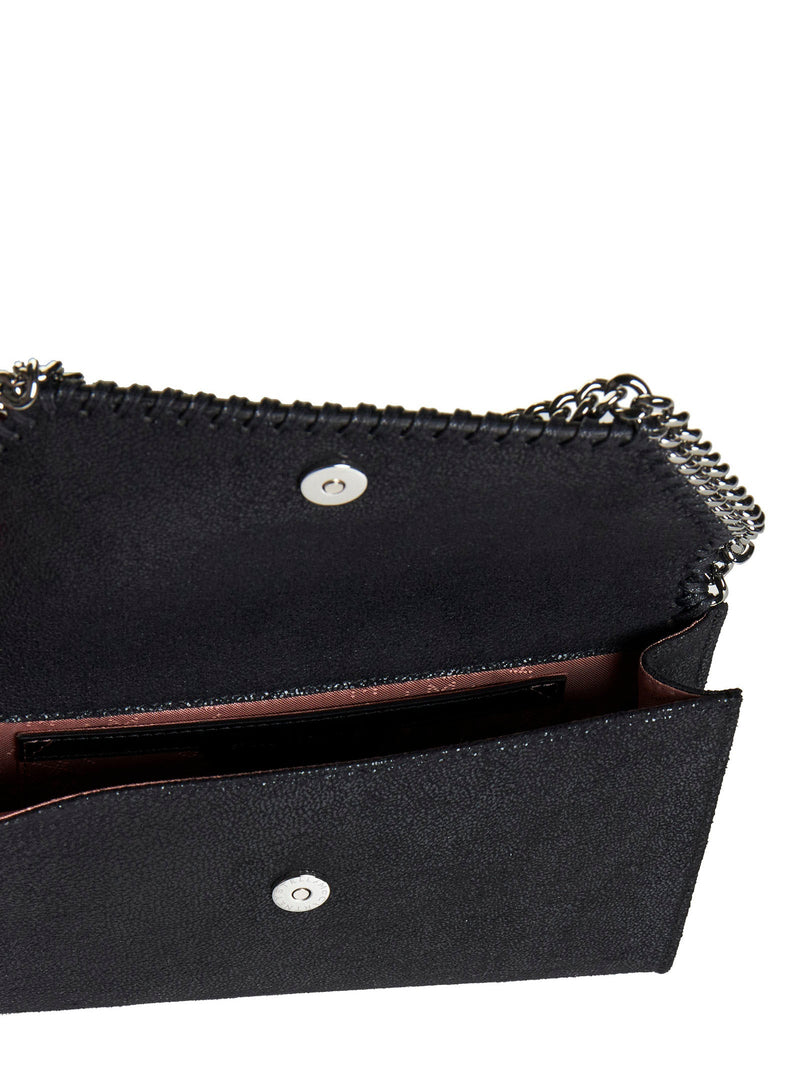 Stella Mccartney Crossbody Wallet — Black Polyester