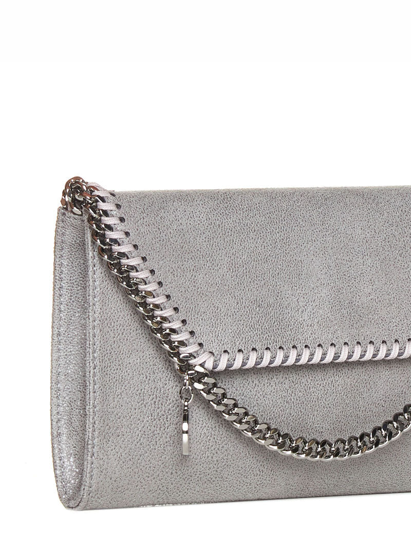 Stella Mccartney Crossbody Bag — Gray Polyester
