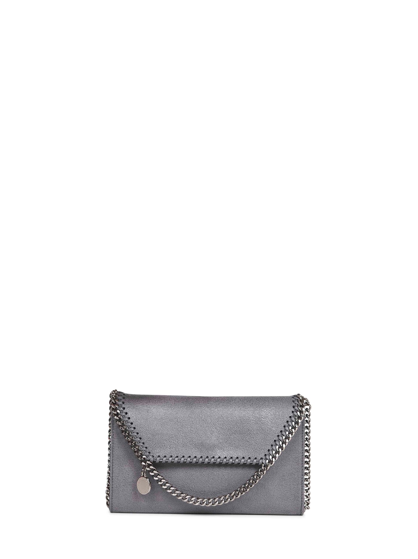 Stella Mccartney Falabella Crossbody Bag — Grey Polyester