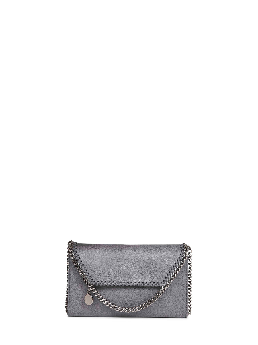 Stella Mccartney Falabella Crossbody Bag — Grey Polyester