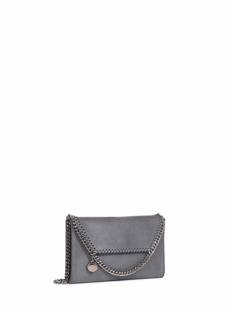 Stella Mccartney Falabella Crossbody Bag — Grey Polyester