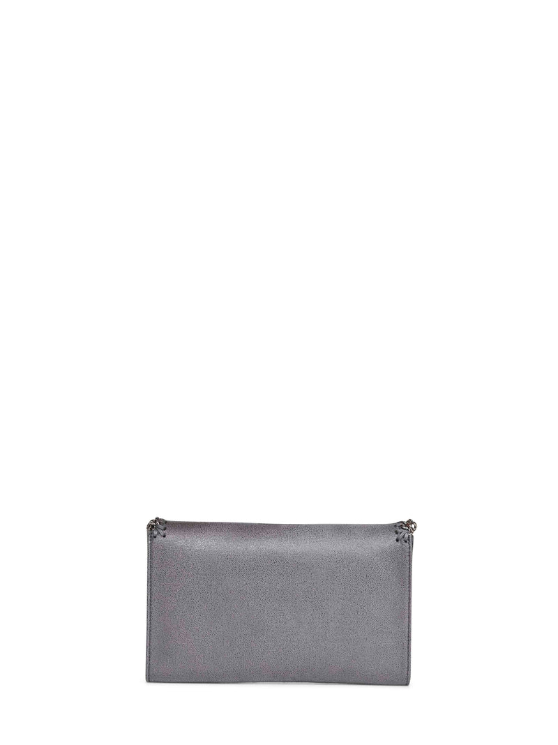Stella Mccartney Falabella Crossbody Bag — Grey Polyester