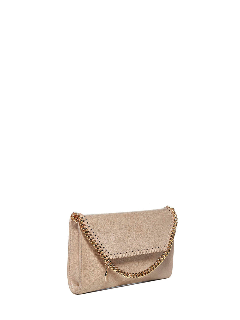 Stella Mccartney Falabella Crossbody Bag — Beige Polyester