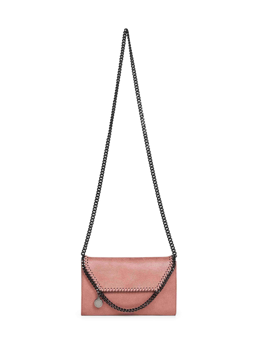 Stella Mccartney Falabella Crossbody Bag — Pink Polyester